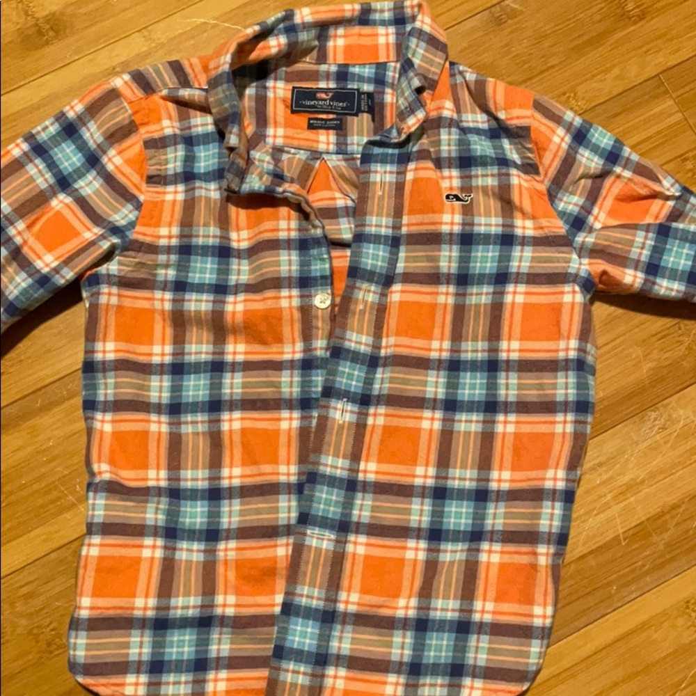 4t boys button down vineyard vines shirt